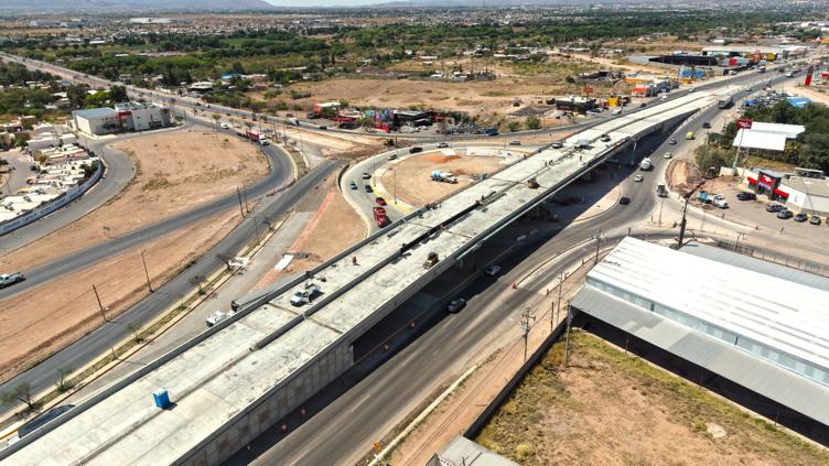 Concluyen paso superior Chihuahua–Aldama; beneficiará a más de 350 mil habitantes