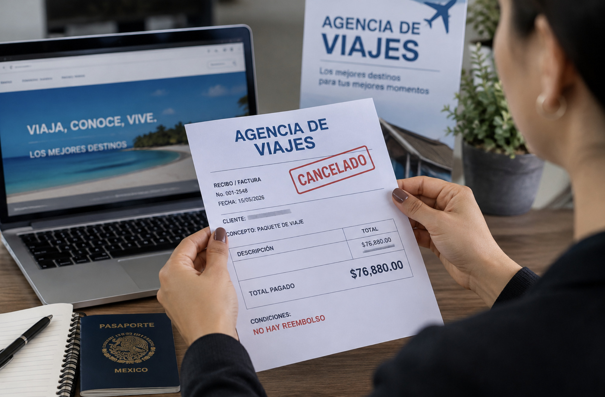 Denuncian presunto fraude en agencia de viajes en Chihuahua por casi 77 mil pesos