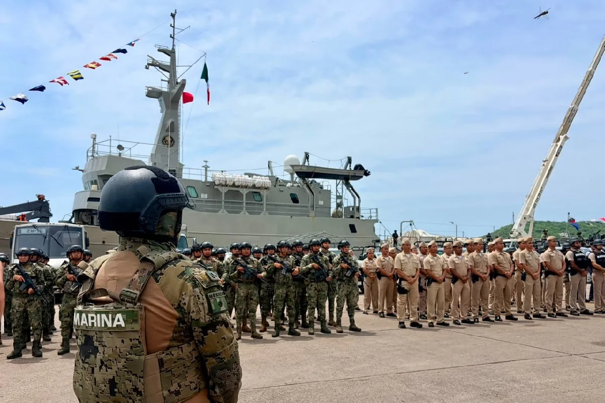 Marina despliega más de mil 700 elementos en Mazatlán para reforzar la seguridad