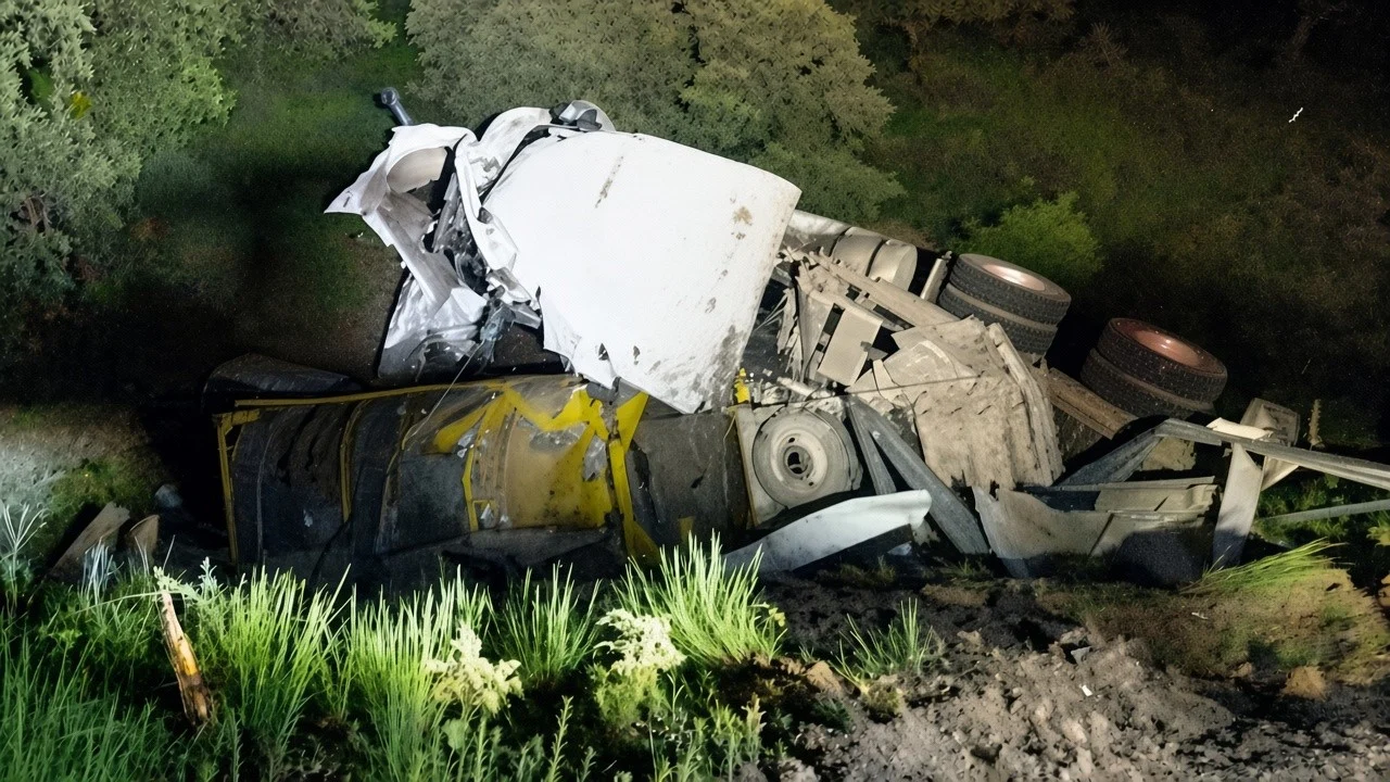 Vuelca camión cargado con explosivos en carretera de Chihuahua; muere conductor